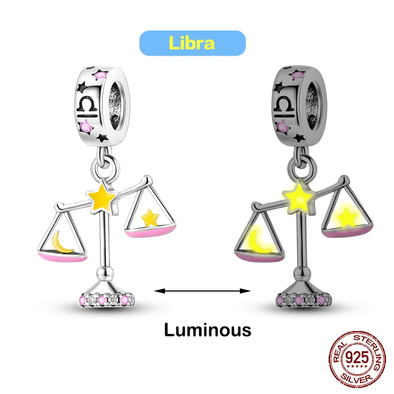 Sterling Silver Leo Libra Twelve