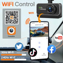 4K Front And Rear Dash Cam For Cars