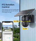 SHIWOJIA 4G SIM Solar Camera WIFI 6W Dual Lens 12X ZOOM