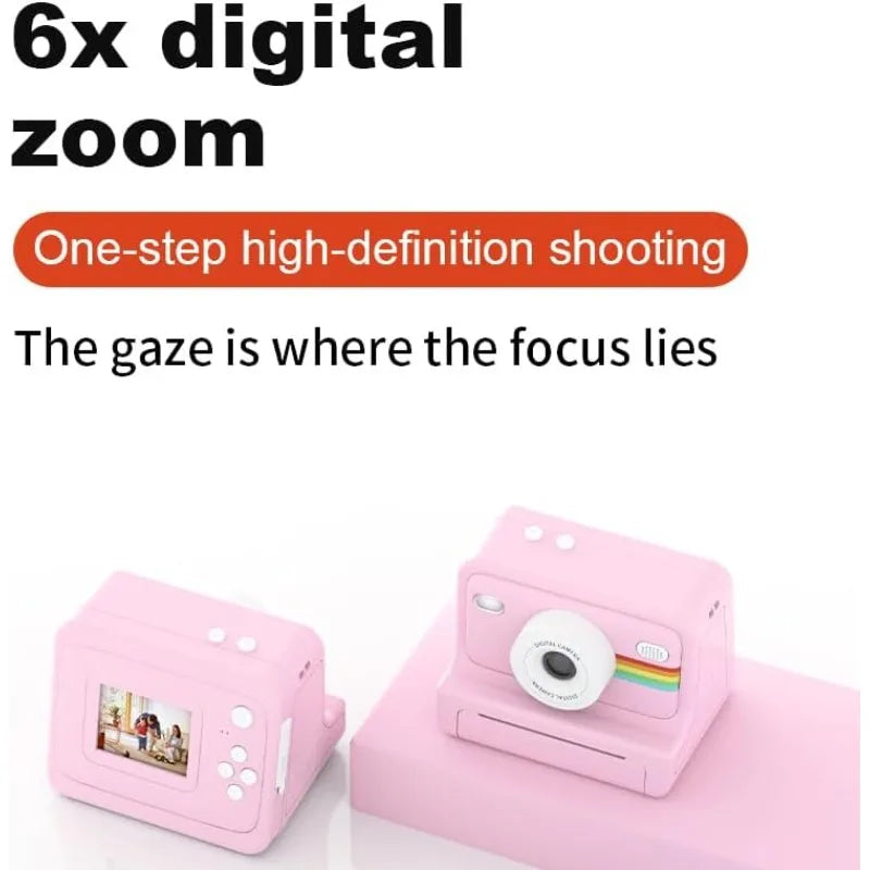 Portable instant digital camera prints