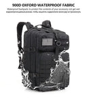 Rugged 50L Tactical Backpack for Hiking