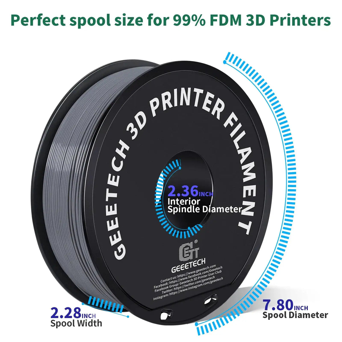 Geeetech Abs Filament - Precision Prints — product view 3