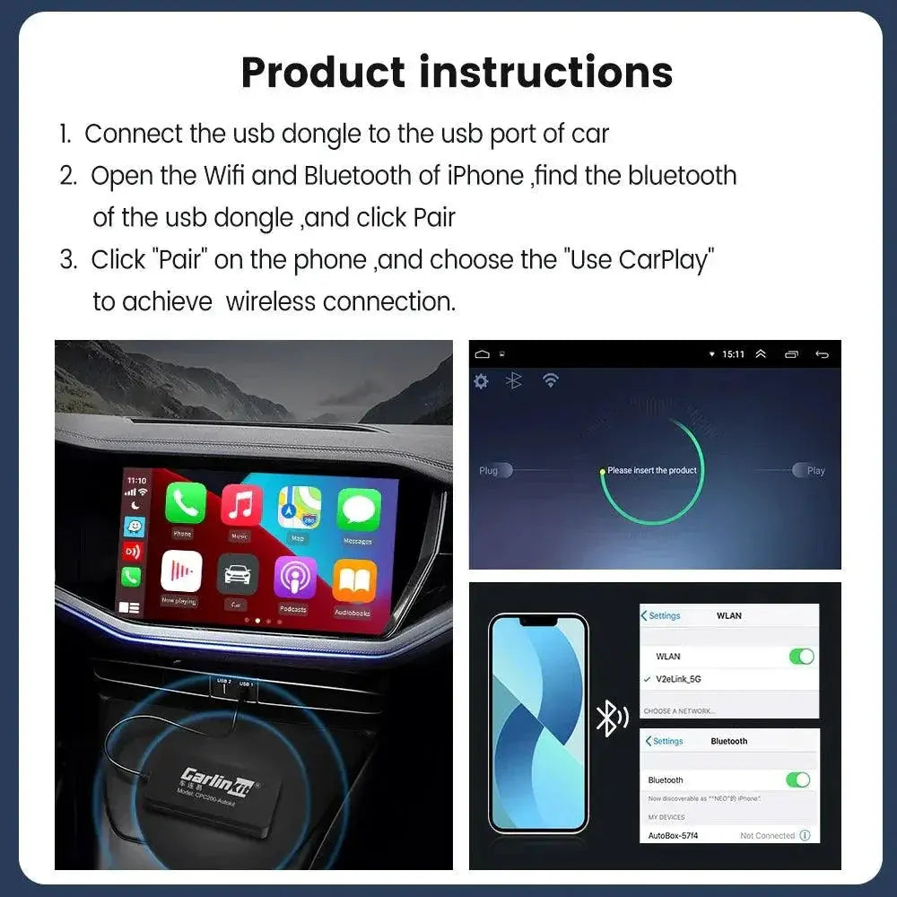 Enhance Driving Experience Wireless Car Multimedia Player