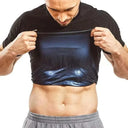 Men's Heat-Trapping Sweat Vest and Compression Shirt Set
