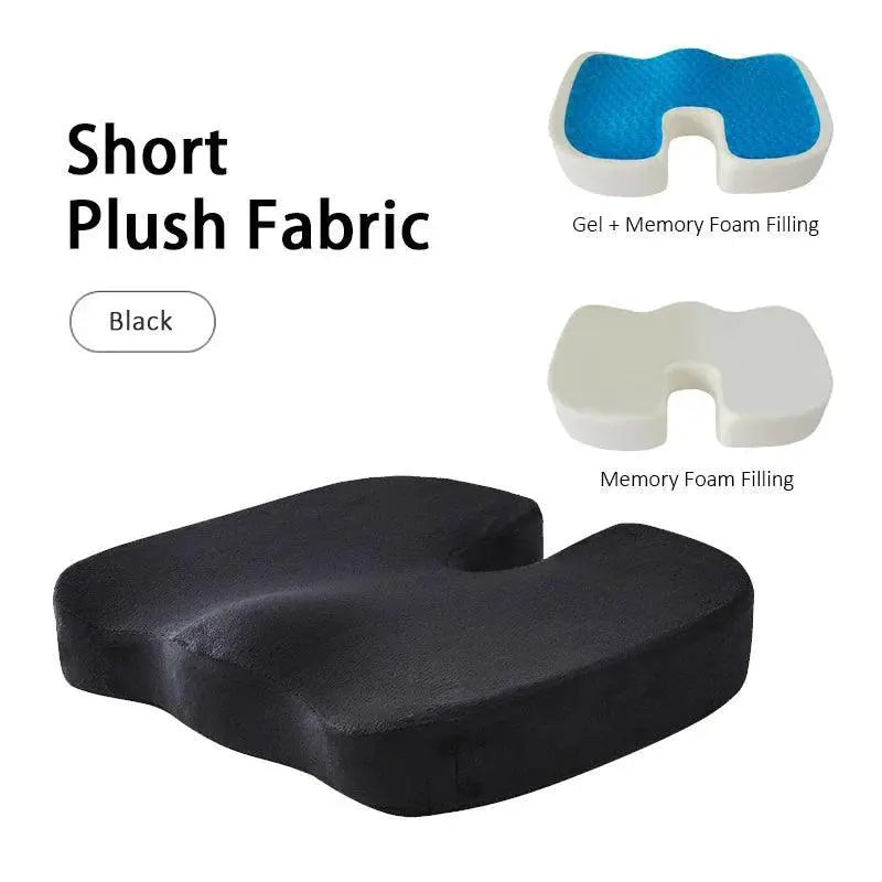 U Shaped Gel Memory Foam Coccyx Cushion For Healthy Sitting