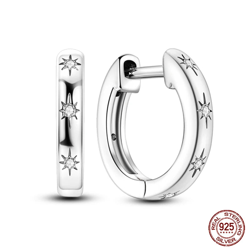 Charm Double Hoop Earrings