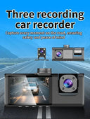 Comprehensive 3-Channel Car Dash Camera for Driver