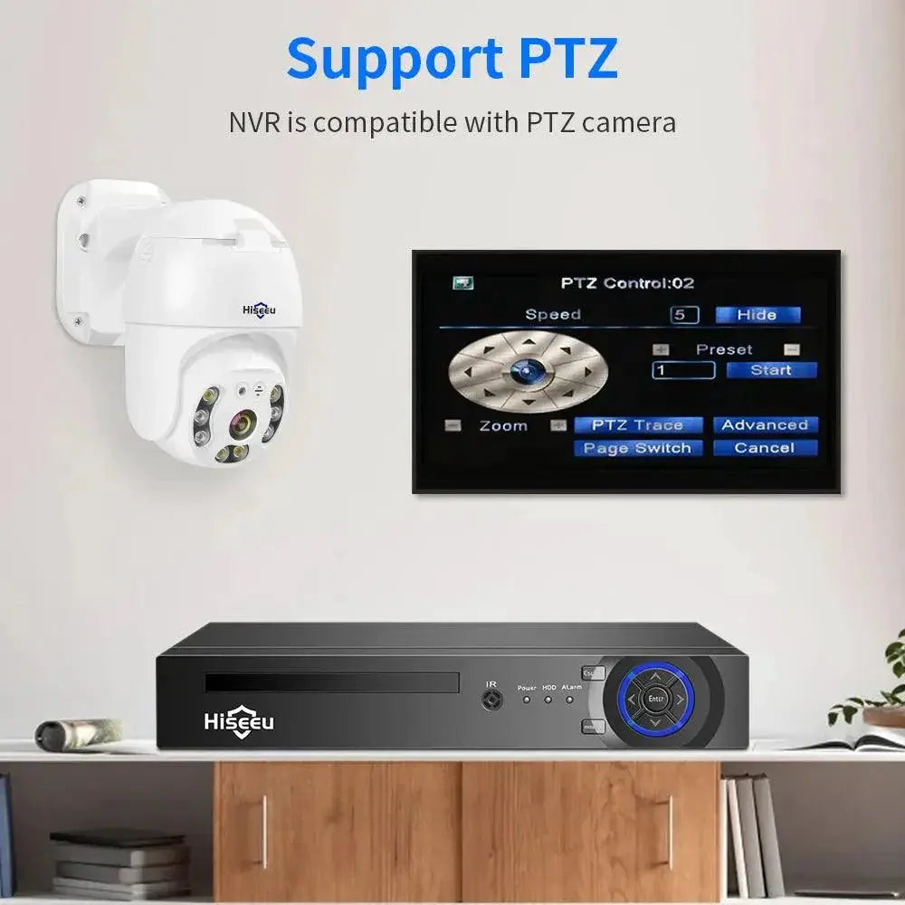 Hiseeu Surveillance System Enhanced Face Detection Setup