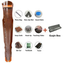 Wood 7 Strings Portable Guzheng for Beginners and Professionals