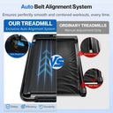 Foldable Treadmill 10 Incline 3.0 HP Quiet Motor For Home Office