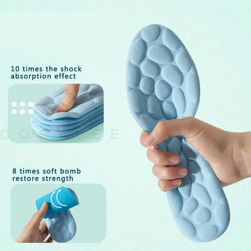 Comfortable Memory Foam Insoles For Shock Absorption