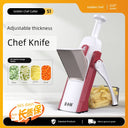 Gold Kitchen Chopping Artifact Multi-Functional Cutter