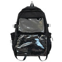 JK Transparent Ita Bag Large Capacity Backpack