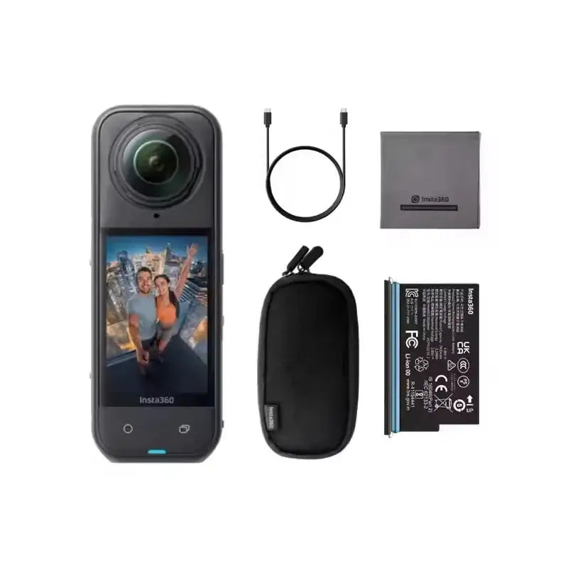 Insta360 X5 8K30fps 360 Video with Dual 1/1.28" Sensors 208 Mins Battery Life Tougher, Replaceable Lenses