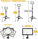 RGB LED Video Light With Tripod Stand