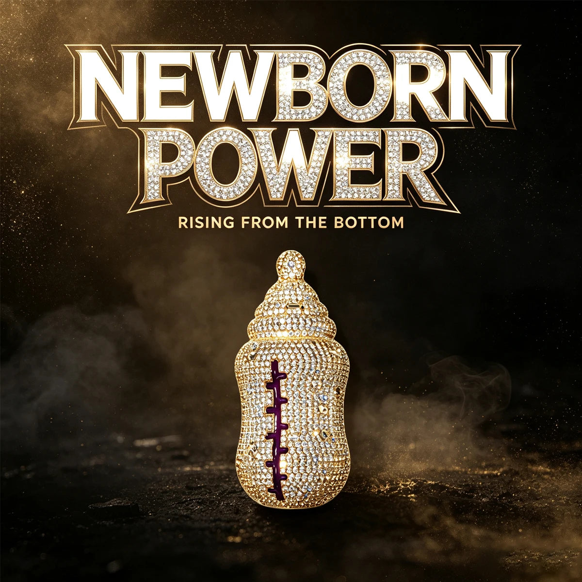 Iced Out Baby Bottle Hip