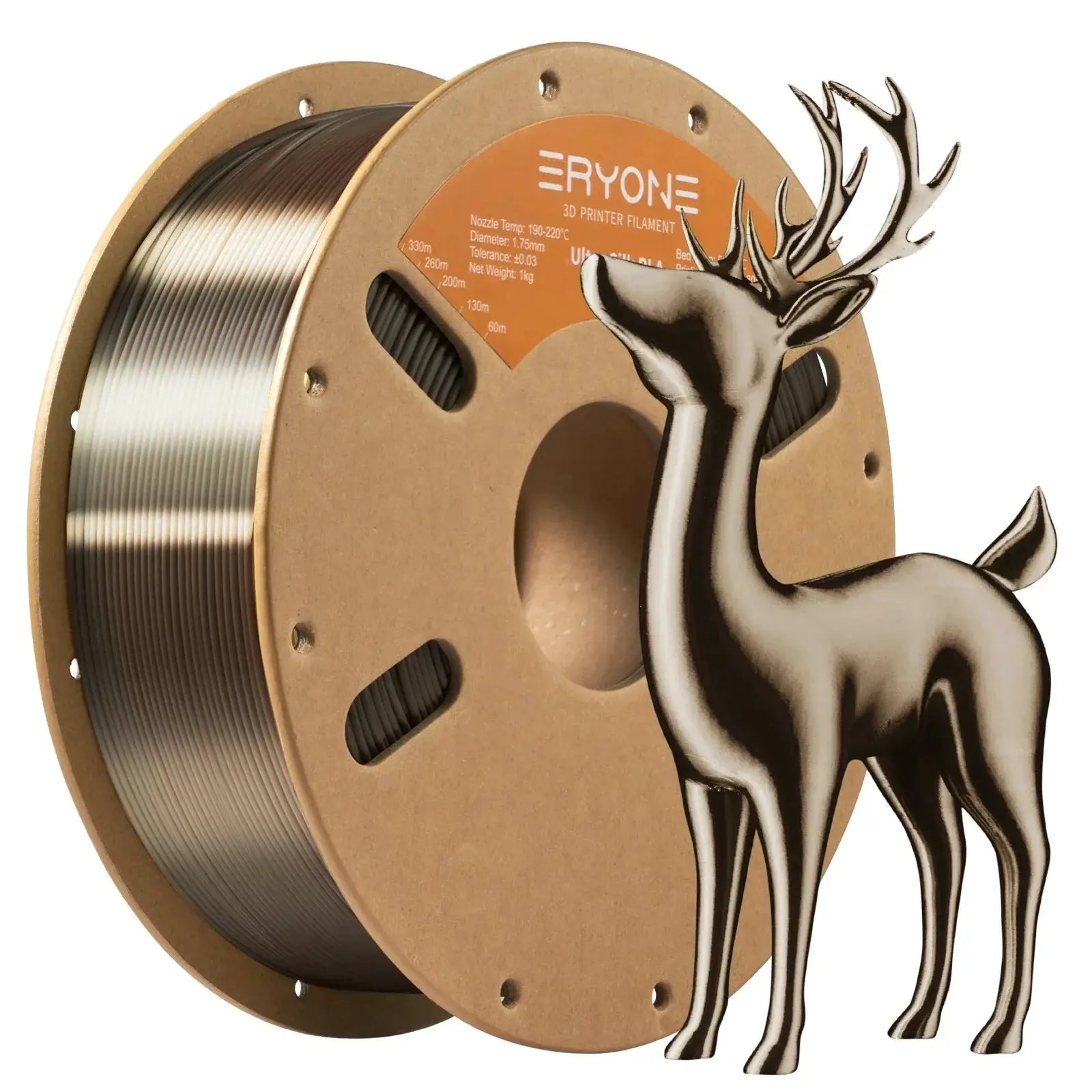 Eryone Ultra Silk PLA Filament 1kg 1.75mm No Clogging