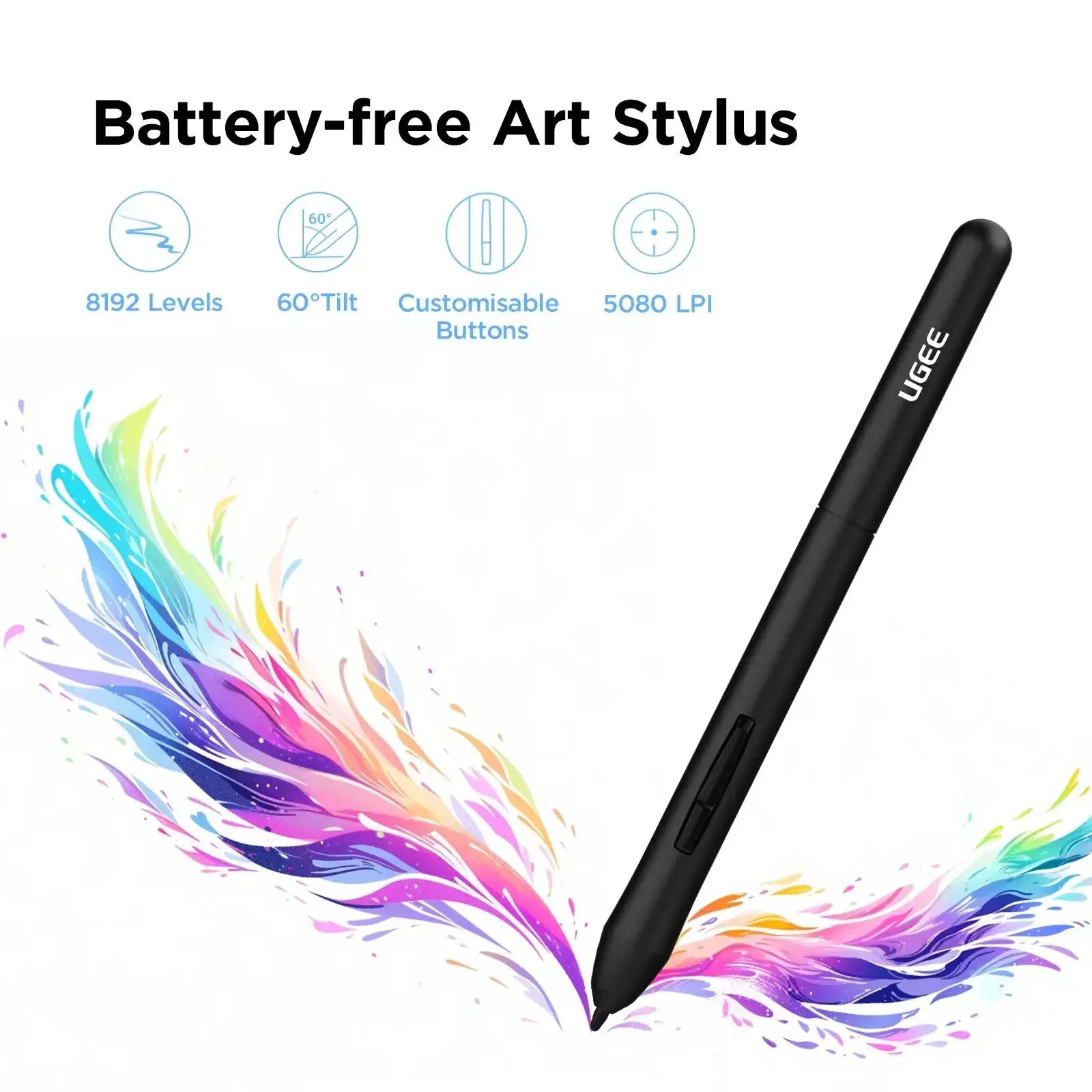 UGEE M708 10 Inch Digital Graphic Tablet With 8 Hotkeys