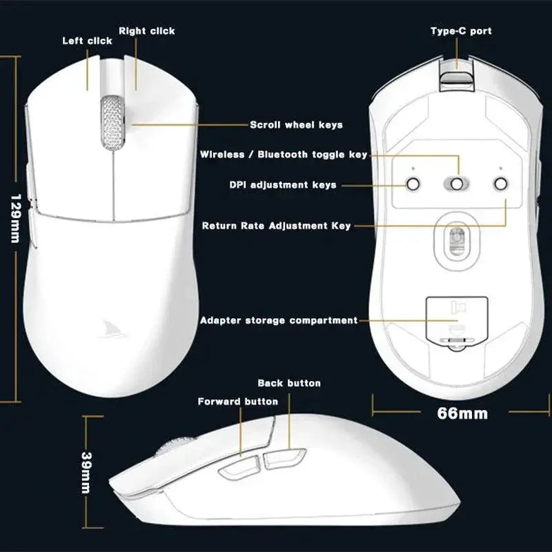 Motospeed Darmoshark M3 Precision Gaming Mouse 26000 DPI
