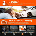 Smart Dash Cam for Drivers With 4K GPS and LCD Pro