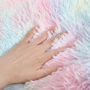 Soft Fleece Round Cat Bed Cozy Pet Sleeping Mat for Dogs