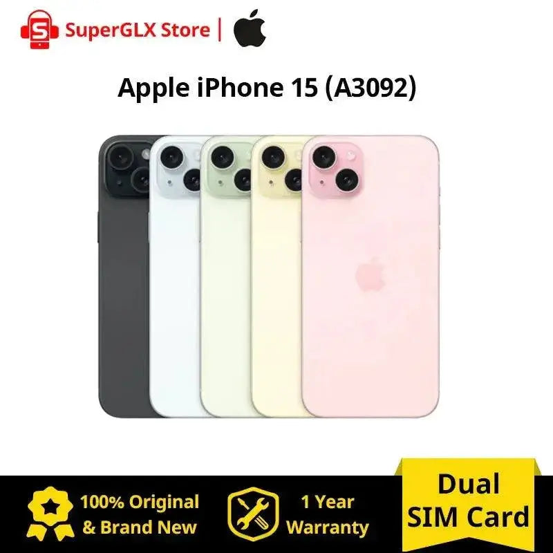 Apple IPhone 15 A16 Bionic 6.1 Inch OLED Display Smartphone