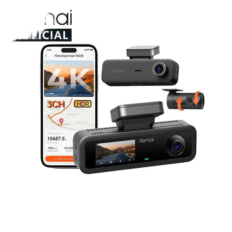 Dash Cam - Channel Voice Control - 3-Channel n UP03 UHS-I U3 512GB product image