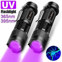 365Nm UV Flashlight - Zoomable Pet Stain Detector