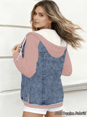 Plus Size Zipper Hooded Sweatshirt