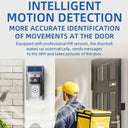 Solar Wireless Outdoor Video Doorbell 2K IP65 Weatherproof Never Miss A Visitor