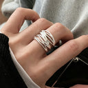 Sterling Silver Ring Adjustable Vintage