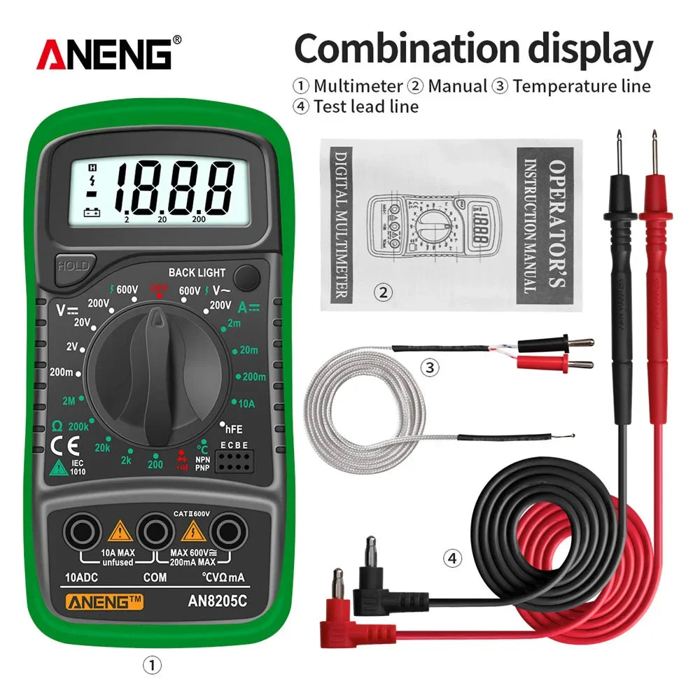 Aneng Portable Digital Multimeter Ac/Dc