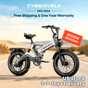 Cybervelo 20 Inch Fat Tire Electric Bike