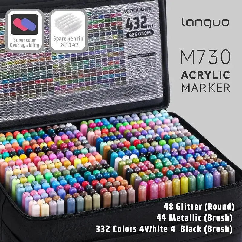 Acrylic Design Markers Set — product view 4