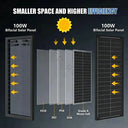 Rvpozwer Bifacial Solar Panels