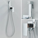 Rozin Chrome Bathroom Bidet Faucet High Pressure Mixer Crane