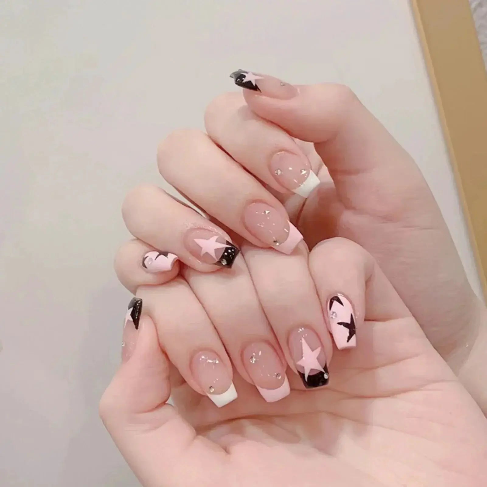 Ballet Fake Nails Removable Full Cover Coffin Tips