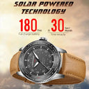 Solar Powered Waterproof Men Watch
