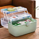Family Medicine Organizer Box for First Aid Kit Storage