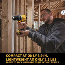 DCD800 20V Brushless Cordless Drill for Professionals Use