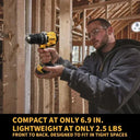 Compact Brushless Cordless Drill 20V Power Tool