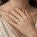 Moissanite Sterling Silver Ring Style