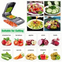 Vegetable Chopper with Blades and Container, Onion Chopper