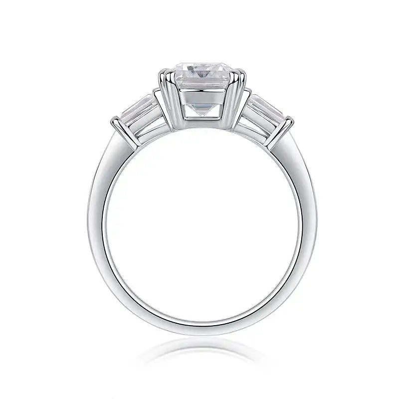 Sterling Silver Moissanite Ring — product image 5