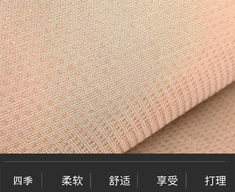 Front And Rear Car Seat Cover Flocking Cloth Non Slip Winter