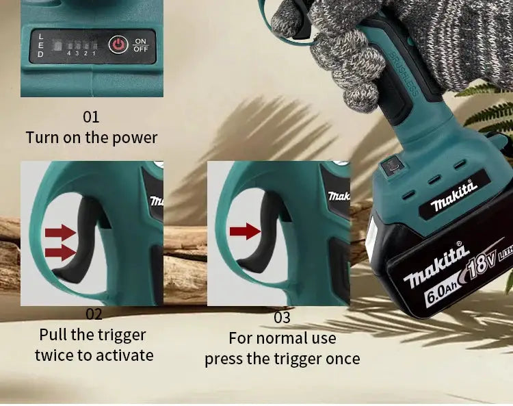 Makita Cordless Brushless Pruning Shears For Easy Cuts — product view 13