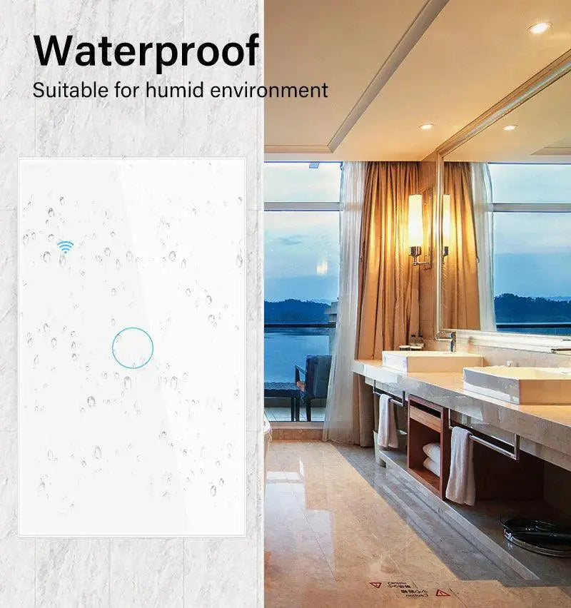 WiFi Smart Light Switch No Neutral 120 Touch Alexa