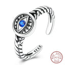 Adjustable Ring Sterling Silver Mermaid