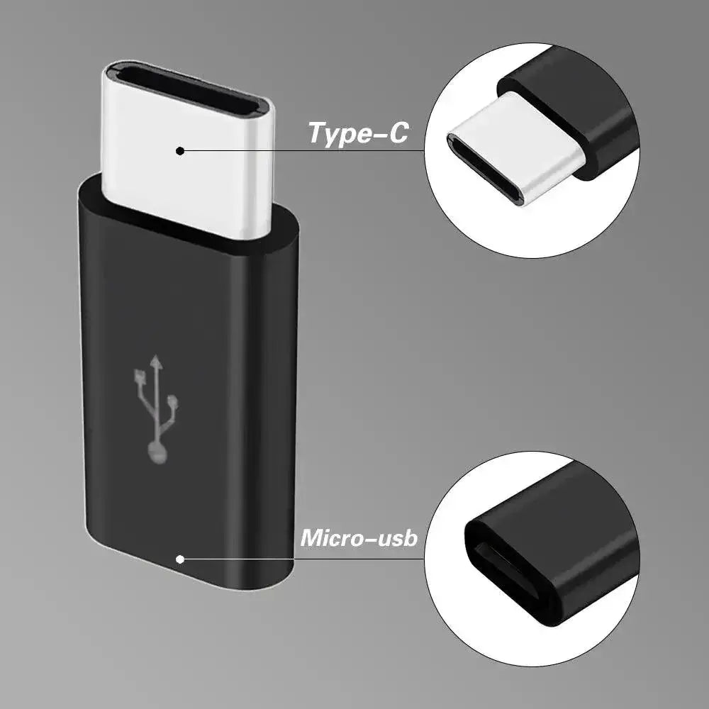 Micro USB To USB C OTG Adapter Fast Charge Data Transfer
