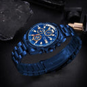 Stainless Steel Waterproof Wristwatch for Daily Wear Timepiece